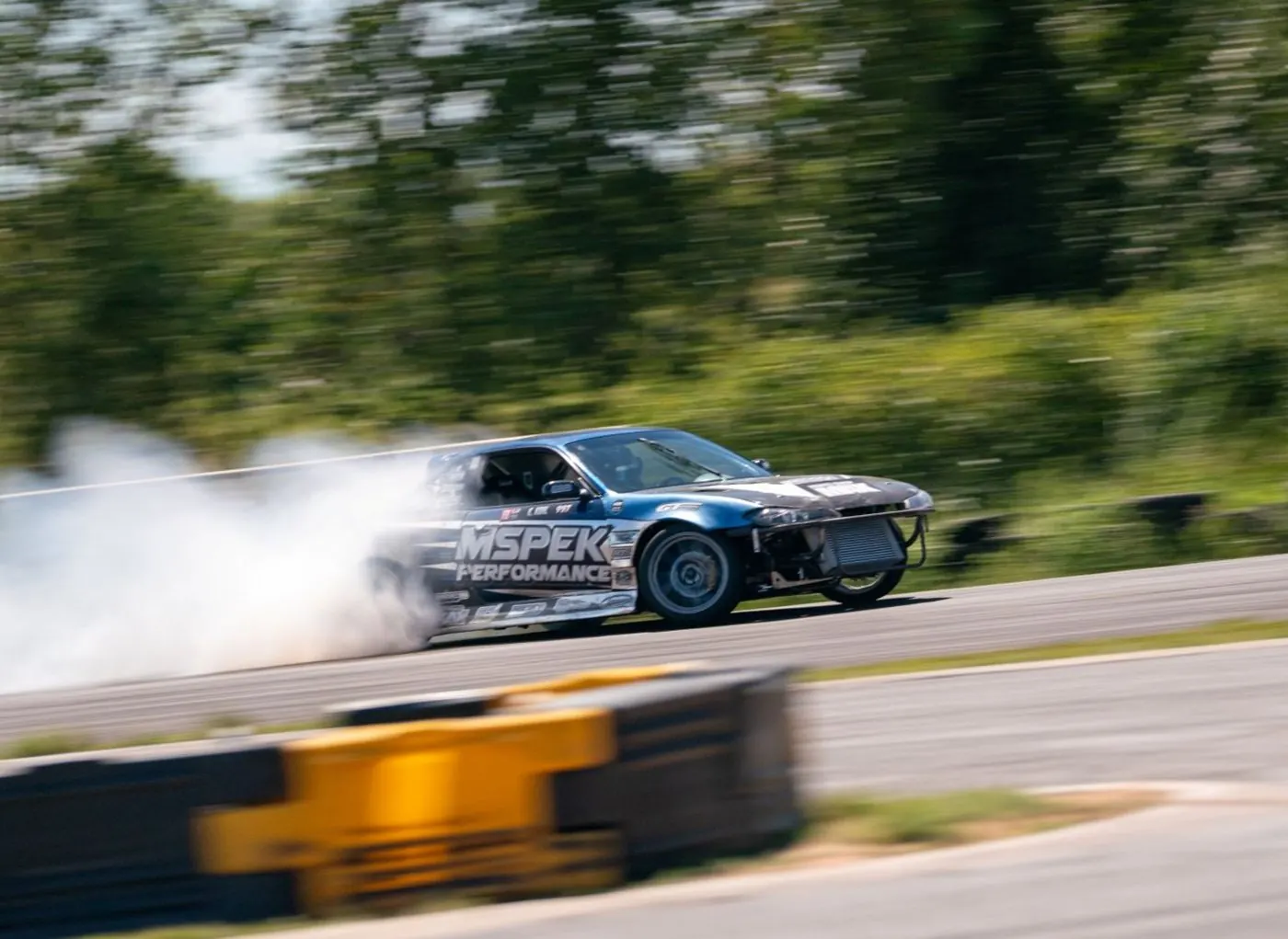 Kasey Kohl drifting the Mspek Performance Nissan 240SX